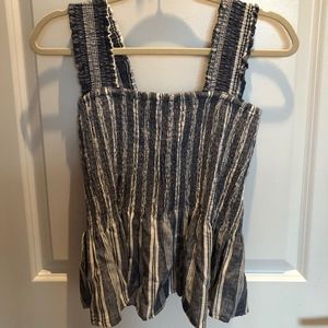 NWT Maeve by Anthropologie Smocked Tank Top